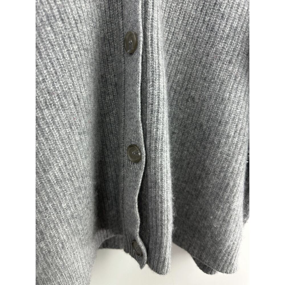 Jenni Kayne Cashmere Cocoon Cardigan Heather Grey Women’s Plus Size 1X Oversized - Picture 4 of 16